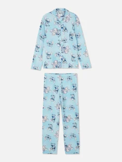 Pyjamas Et Vêtements De Nuit|Primark Pyjama à Manches Longues Disney Stitch & Angel Bleu