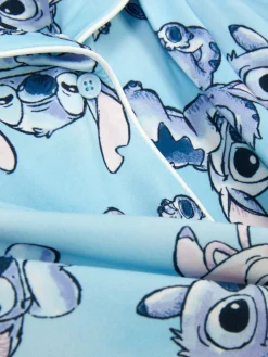 Pyjamas Et Vêtements De Nuit|Primark Pyjama à Manches Longues Disney Stitch & Angel Bleu
