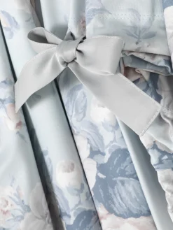 Ensembles Pyjamas|Primark Pyjama à Manches Longues Et Détail Nœud Bleu clair