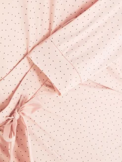 Ensembles Pyjamas|Primark Pyjama à Manches Longues Et Détail Nœud Rose clair