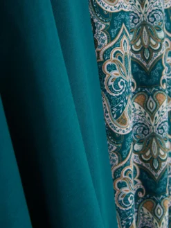 Ensembles Pyjamas|Primark Pyjama à Manches Longues Et à Poche Bleu sarcelle