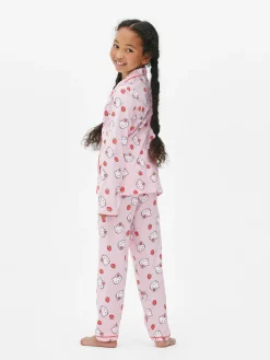 Pyjamas Et Vêtements De Nuit|Primark Pyjama à Manches Longues Hello Kitty Rose