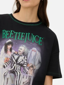 Beetlejuice|Tout Halloween|Primark Pyjama Avec Logo Beetlejuice Noir
