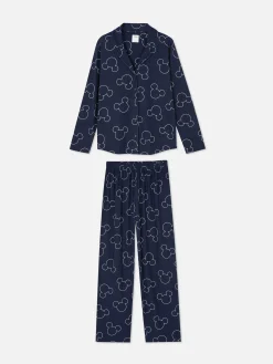 Ensembles Pyjamas|Primark Pyjama Boyfriend Disney Mickey Mouse Bleu marine