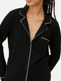 Ensembles Pyjamas|Primark Pyjama Boyfriend En Jersey Noir