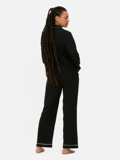 Ensembles Pyjamas|Primark Pyjama Boyfriend En Jersey Noir