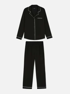 Ensembles Pyjamas|Primark Pyjama Boyfriend En Jersey Noir