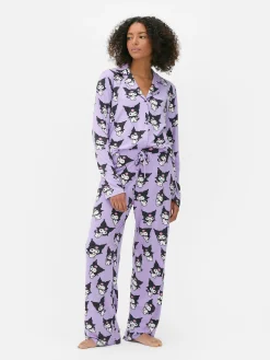 Ensembles Pyjamas|Primark Pyjama Boyfriend Hello Kitty Kuromi Violet