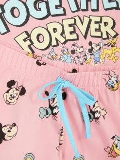 Ensembles Pyjamas|Primark Pyjama Caraco Court Disney Mickey Mouse Et Ses Amis Pêche