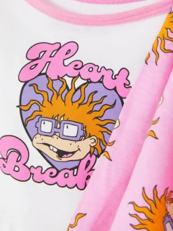 Ensembles Pyjamas|Primark Pyjama Caraco Court Les Razmoket Rose