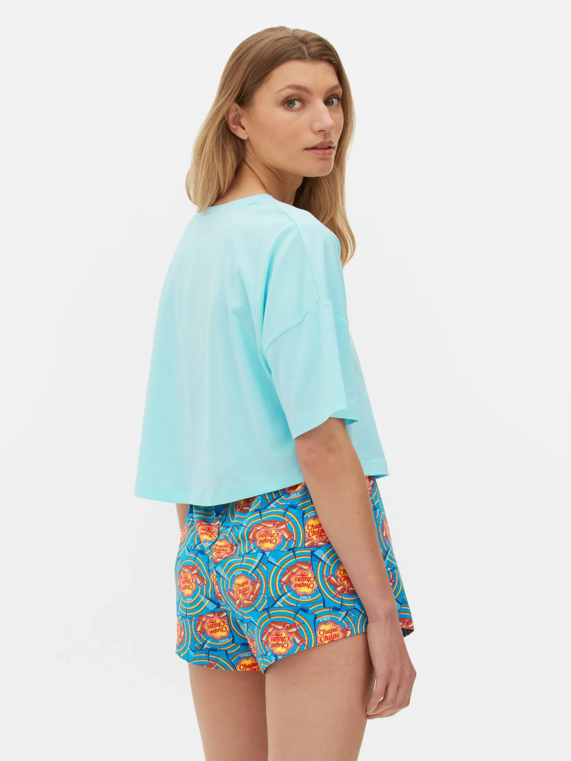 Ensembles Pyjamas|Primark Pyjama Court Chupa Chups Bleu