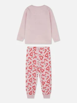 Pyjamas Et Vêtements De Nuit|Primark Pyjama De Noël En Molleton à Motif Licorne Rose