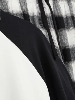 Pyjamas|Primark Pyjama En Coton Brossé à Carreaux Noir