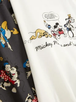 Ensembles Pyjamas|Primark Pyjama En Jersey à Imprimé Personnage Disney Ivoire