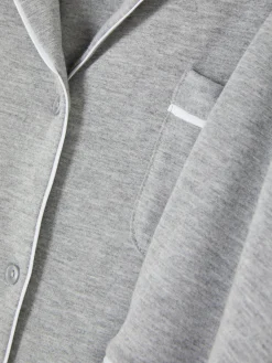 Ensembles Pyjamas|Primark Pyjama En Jersey à Manches Courtes Gris chiné