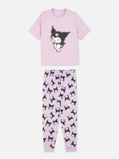 Ensembles Pyjamas|Primark Pyjama En Jersey Hello Kitty Kuromi Lilas