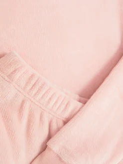 Ensembles Pyjamas|Primark Pyjama En Molleton à Manches Longues Rose