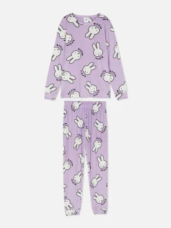 Ensembles Pyjamas|Primark Pyjama En Molleton à Manches Longues Miffy Lilas