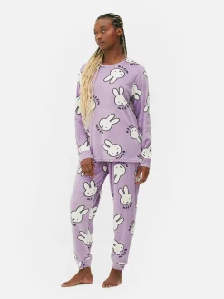 Ensembles Pyjamas|Primark Pyjama En Molleton à Manches Longues Miffy Lilas