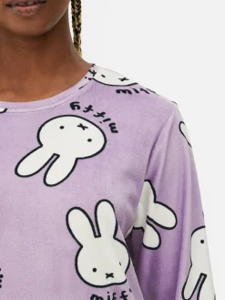 Ensembles Pyjamas|Primark Pyjama En Molleton à Manches Longues Miffy Lilas