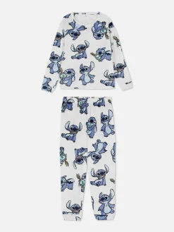 Ensembles Pyjamas|Primark Pyjama En Molleton à Manches Longues Disney Ivoire