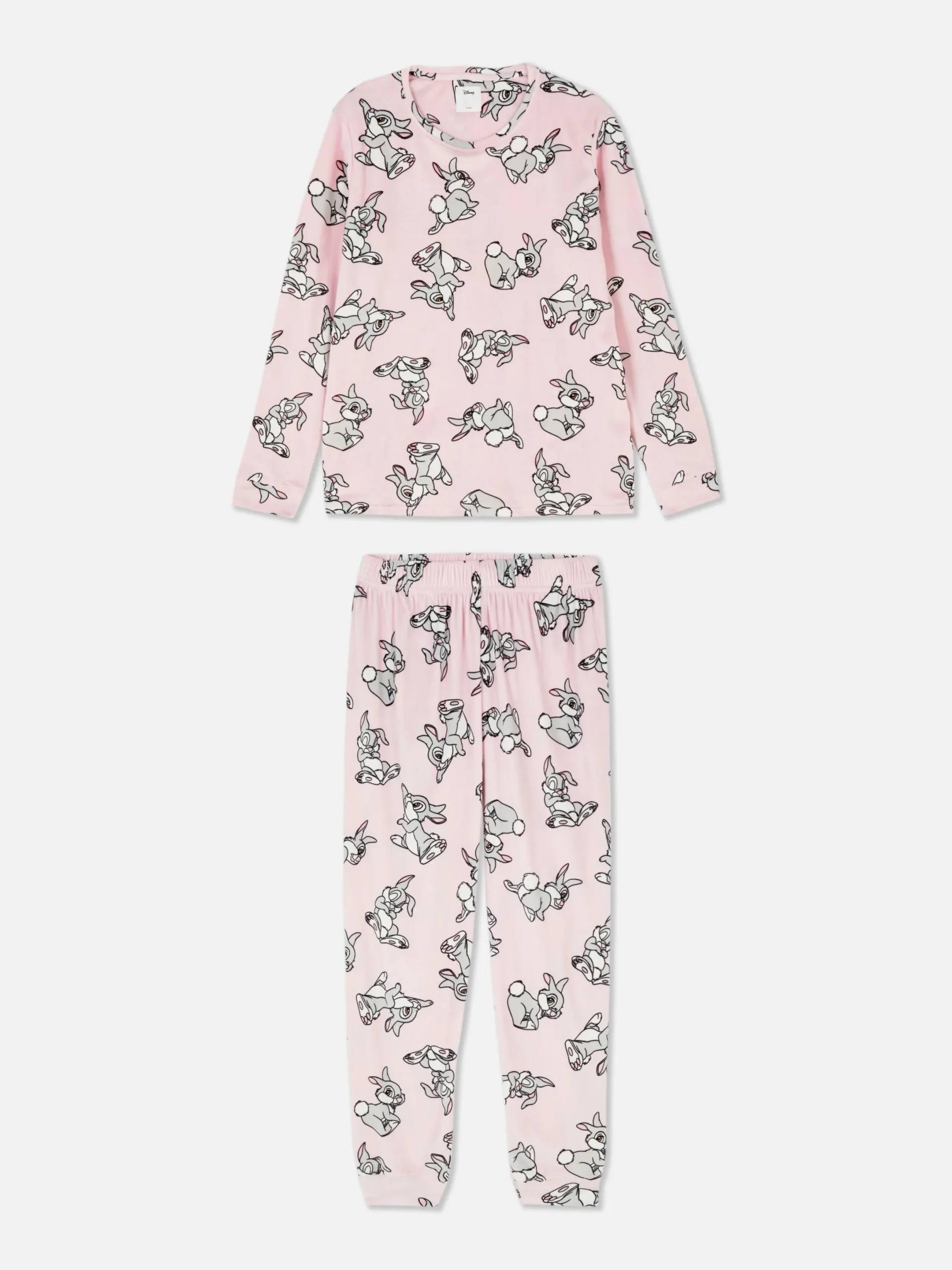 Ensembles Pyjamas|Primark Pyjama En Molleton à Manches Longues Disney Rose