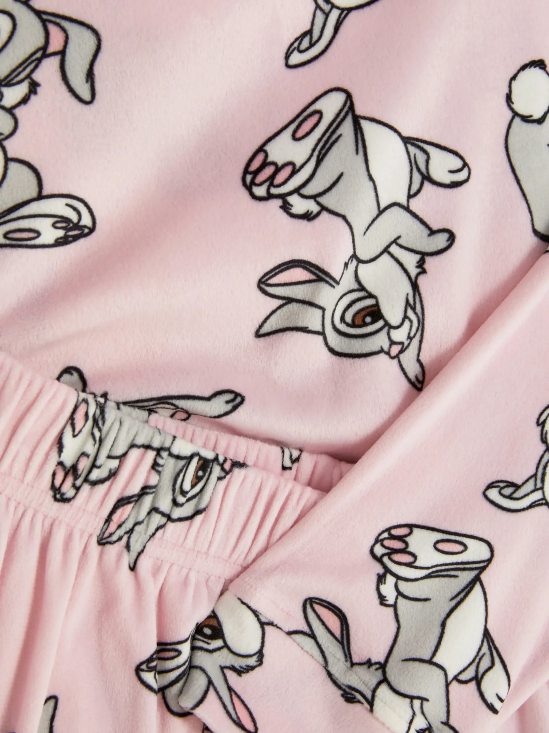 Ensembles Pyjamas|Primark Pyjama En Molleton à Manches Longues Disney Rose