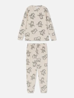 Ensembles Pyjamas|Primark Pyjama En Molleton à Manches Longues Disney Écru
