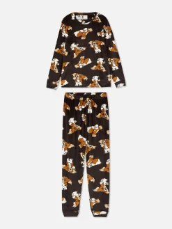 Ensembles Pyjamas|Primark Pyjama En Molleton à Manches Longues Warner Bros Gremlins Gizmo Marron