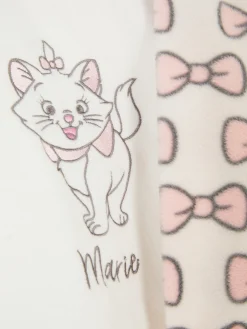 Pyjamas Et Vêtements De Nuit|Primark Pyjama En Molleton à Manches Longues Disney Les Aristochats Marie Écru