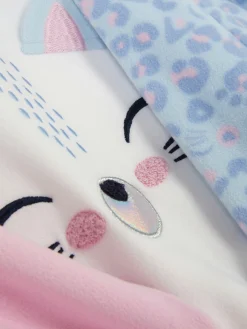 Pyjamas Et Vêtements De Nuit|Primark Pyjama En Molleton à Motif Chat Multicolore
