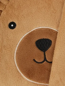 Pyjamas Et Vêtements De Nuit|Primark Pyjama En Molleton à Motif Ours Marron