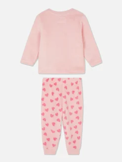 Pyjamas Et Vêtements De Nuit|Primark Pyjama En Molleton à Motif Personnage Animal Rose vif