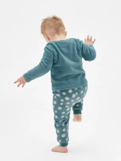 Pyjamas Et Vêtements De Nuit|Primark Pyjama En Molleton à Motif Ours Bleu sarcelle