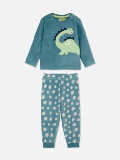 Pyjamas Et Vêtements De Nuit|Primark Pyjama En Molleton à Motif Ours Bleu sarcelle