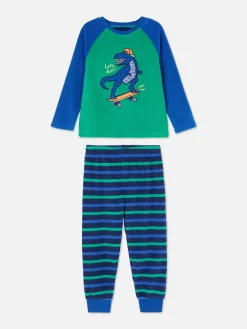 Pyjamas Et Vêtements De Nuit|Primark Pyjama En Molleton Dinosaure Vert