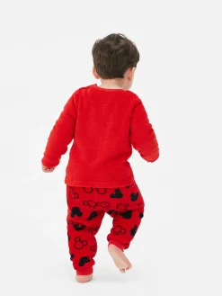 Pyjamas Et Vêtements De Nuit|Primark Pyjama En Molleton Disney Mickey Mouse Rouge