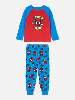 Pyjamas Et Vêtements De Nuit|Primark Pyjama En Molleton Marvel Spider-Man Rouge