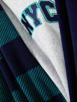 Pyjamas Et Vêtements De Nuit|Primark Pyjama En Molleton NYC Gris