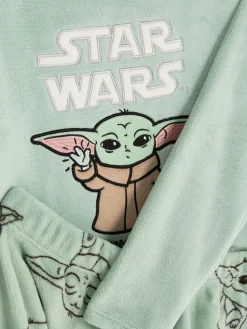 Ensembles Pyjamas|Primark Pyjama En Molleton Star Wars Bébé Yoda Vert clair
