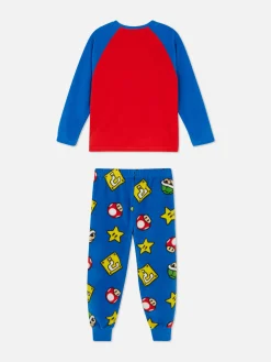 Pyjamas Et Vêtements De Nuit|Primark Pyjama En Molleton Super Mario Rouge
