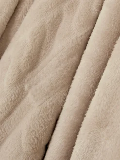 Ensembles Pyjamas|Primark Pyjama En Polaire à Texture Câble Beige