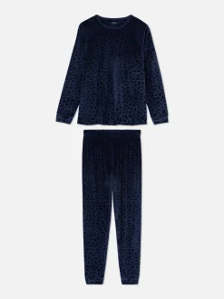 Ensembles Pyjamas|Primark Pyjama En Tissu Minky Duveteux Bleu marine