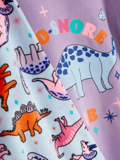 Pyjamas Et Vêtements De Nuit|Primark Pyjama En Velours Dinosaure Bleu clair