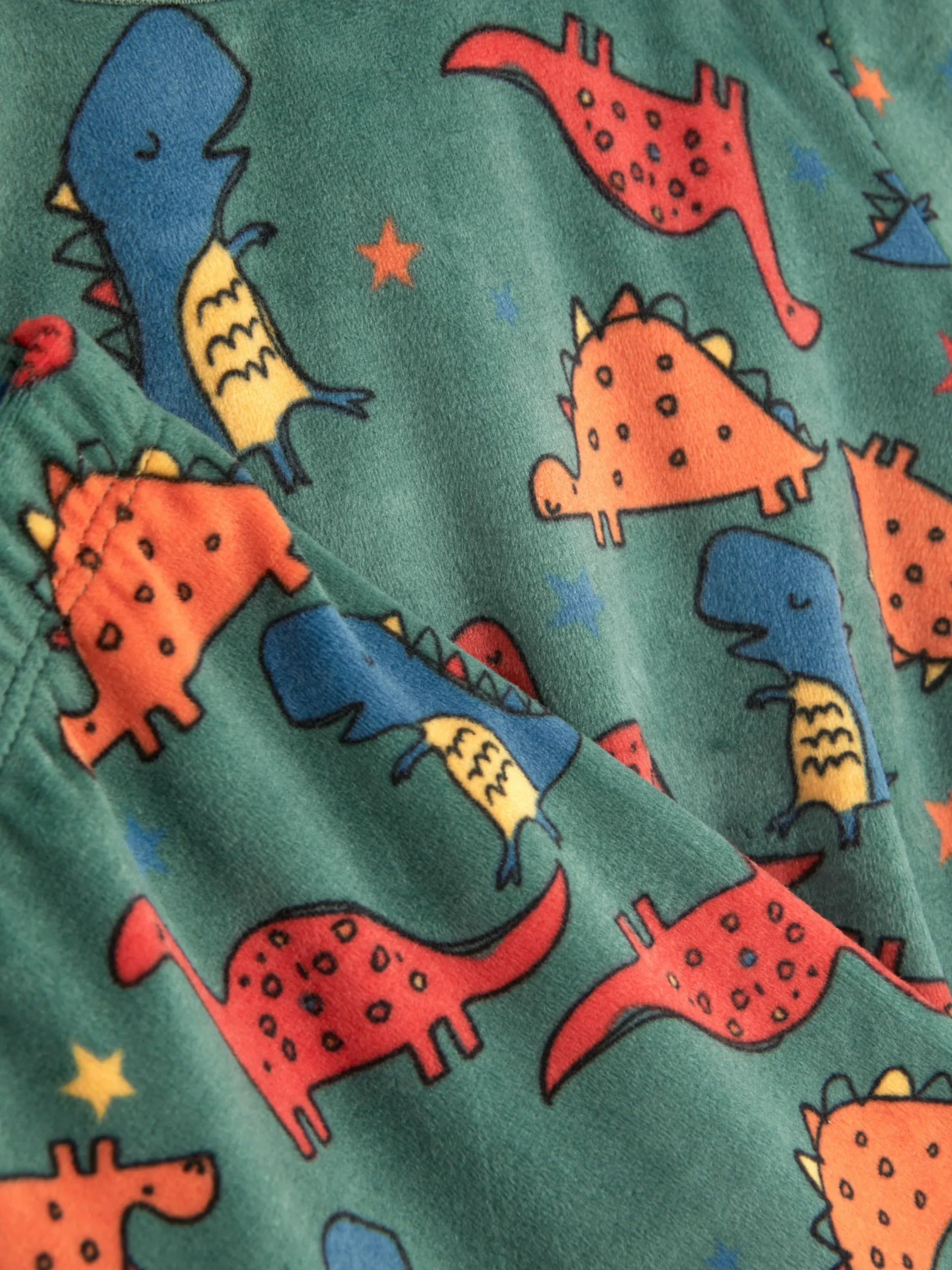 Pyjamas Et Vêtements De Nuit|Primark Pyjama En Velours Graphique Vert