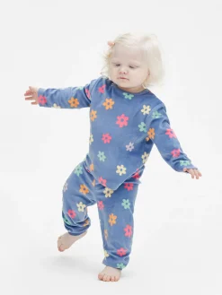 Pyjamas Et Vêtements De Nuit|Primark Pyjama En Velours Graphique Multicolore