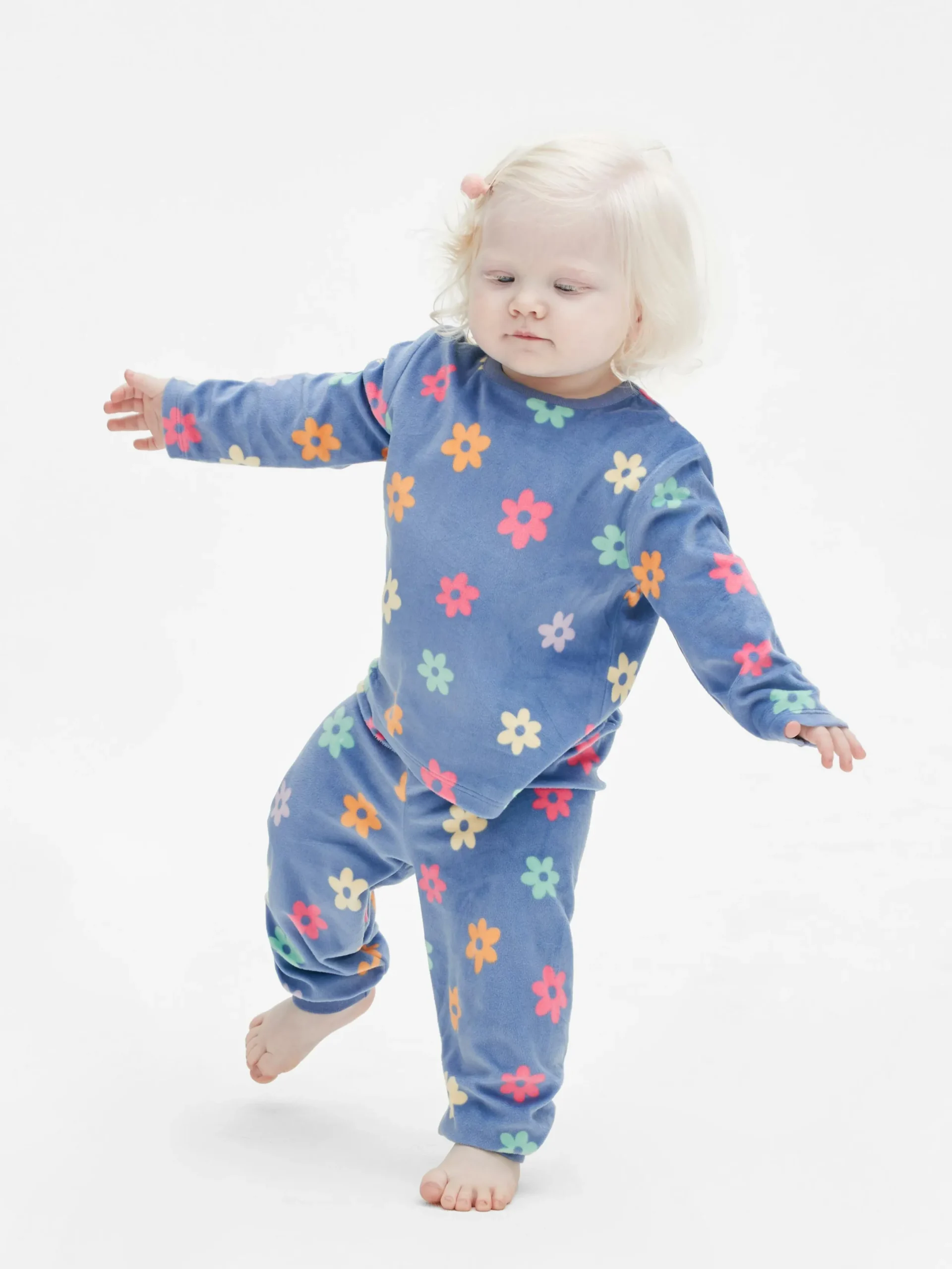 Pyjamas Et Vêtements De Nuit|Primark Pyjama En Velours Graphique Multicolore