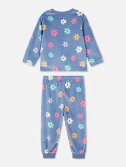 Pyjamas Et Vêtements De Nuit|Primark Pyjama En Velours Graphique Multicolore