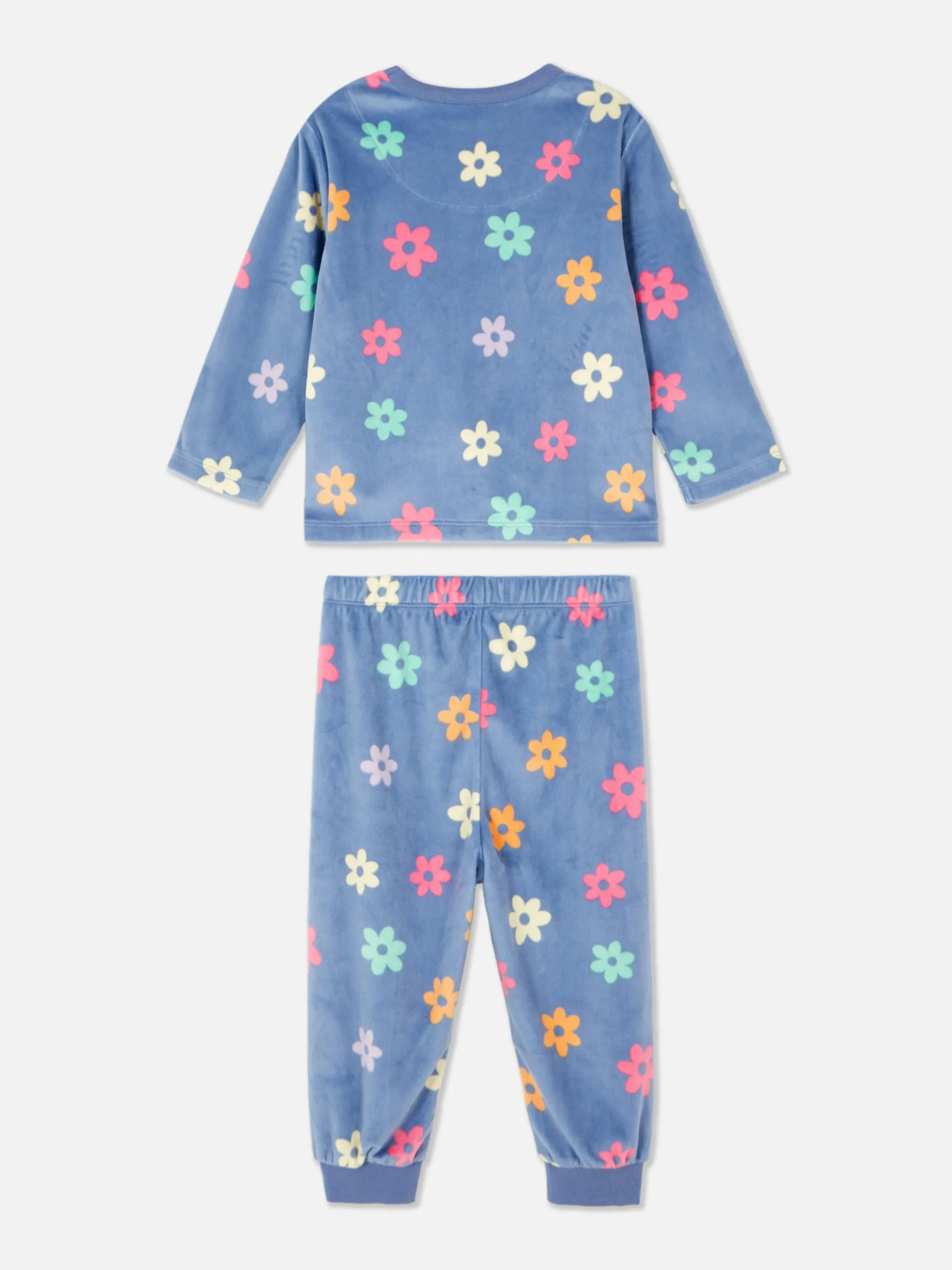 Pyjamas Et Vêtements De Nuit|Primark Pyjama En Velours Graphique Multicolore