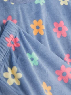 Pyjamas Et Vêtements De Nuit|Primark Pyjama En Velours Graphique Multicolore